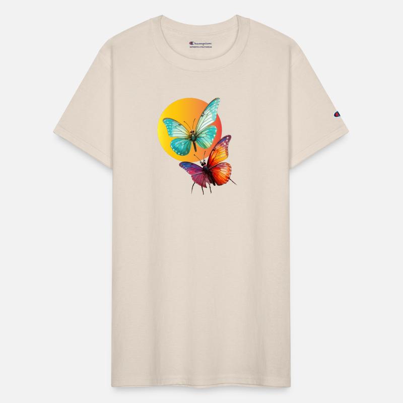 perfect match Colorful Butterfly Couple