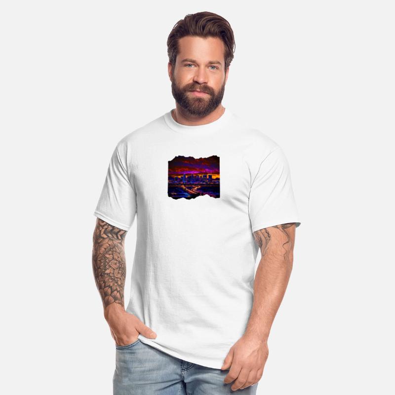 Phoenix Arizona Skyline Neon Desert Nights