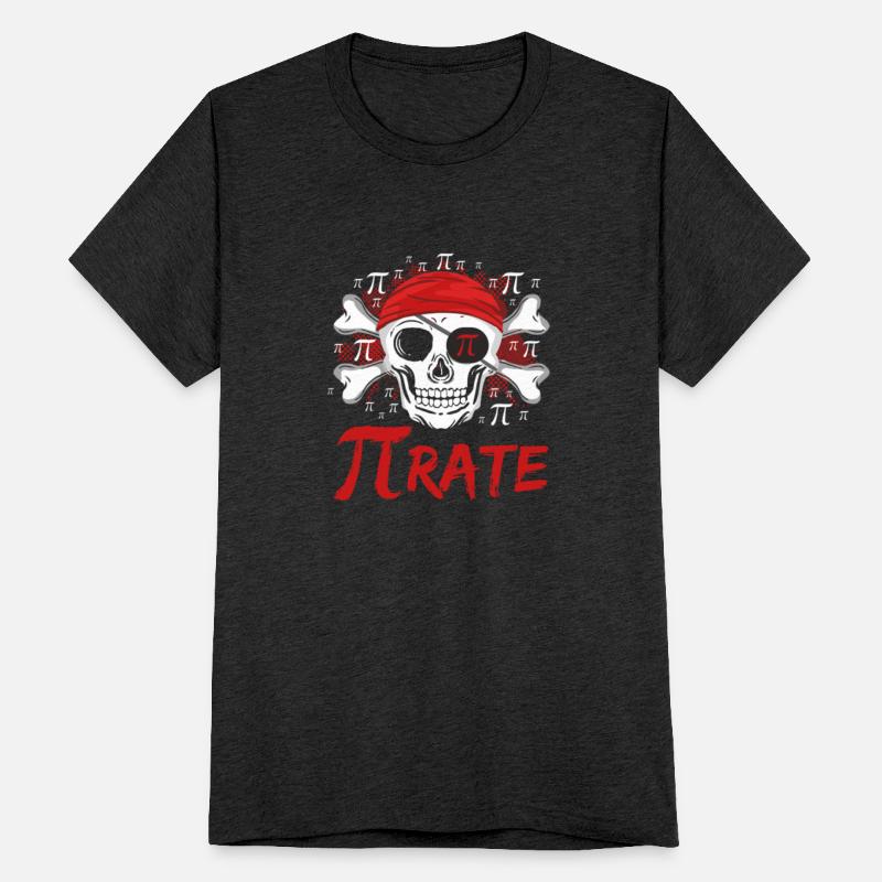 Pi Rate Pirate Skull For Math Lover