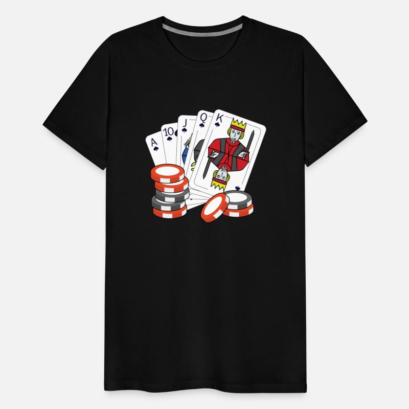 Poker CardsChips Design for Gambling Poker Fans