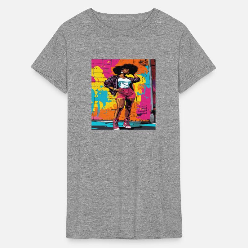 "Pop Art Street Style Woman T-Shirt"