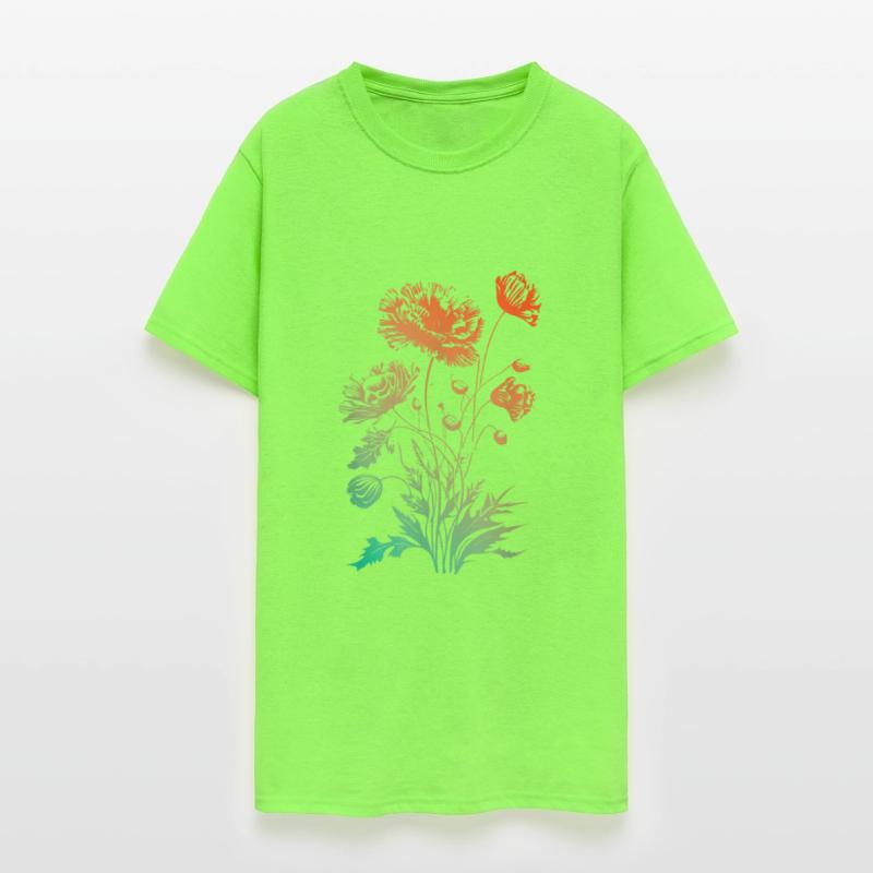 Poppies, spring bloomers, summer, flower, garden,