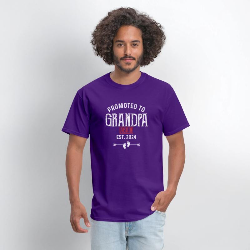 Promoted To Grandpa Again 2024 shirt