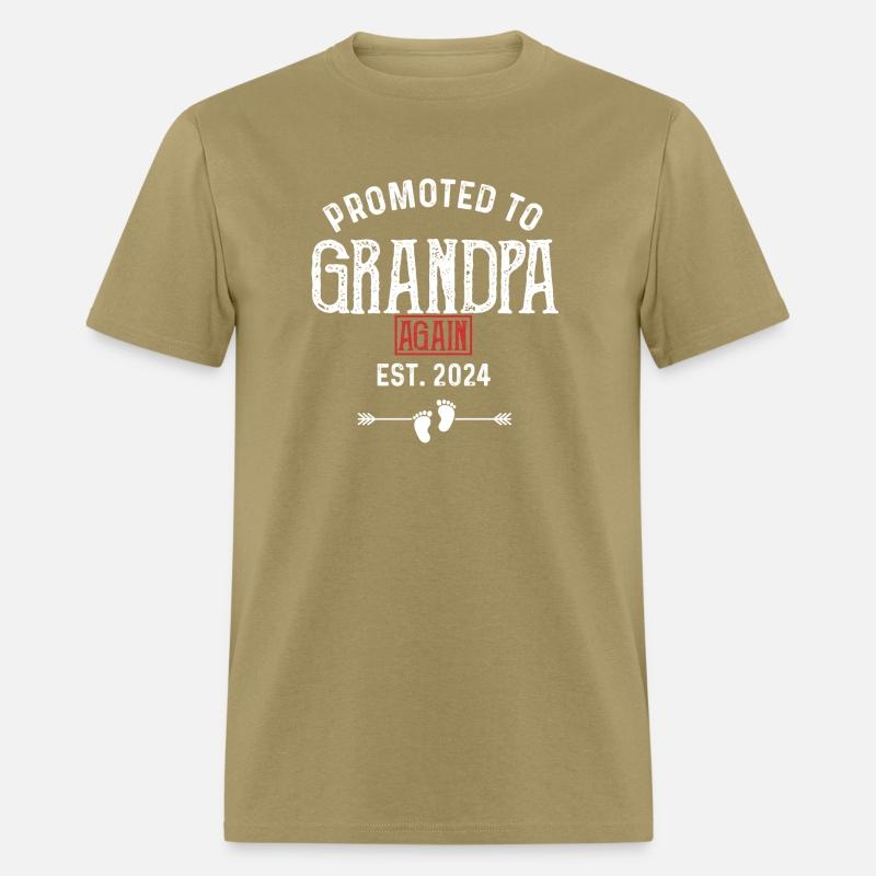 Promoted To Grandpa Again 2024 shirt