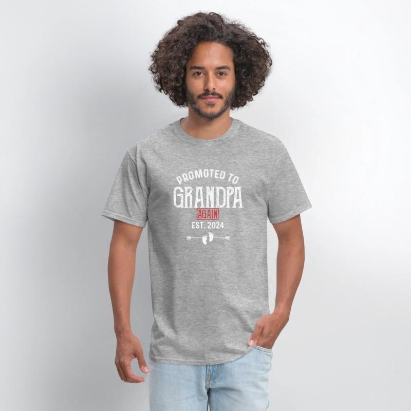 Promoted To Grandpa Again 2024 shirt