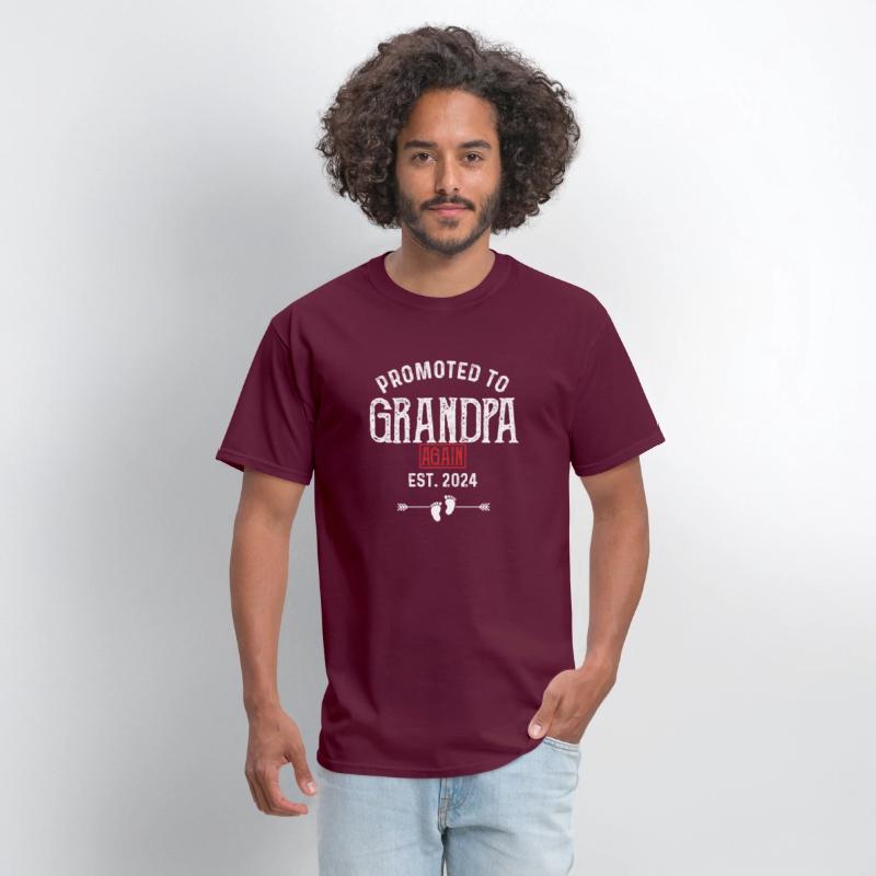 Promoted To Grandpa Again 2024 shirt