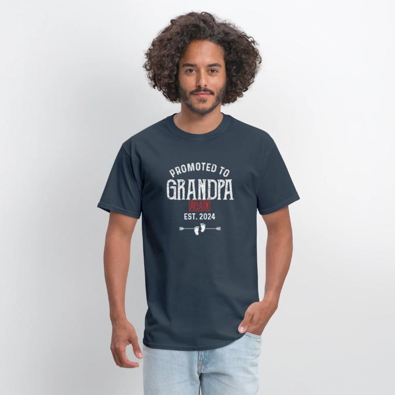 Promoted To Grandpa Again 2024 shirt