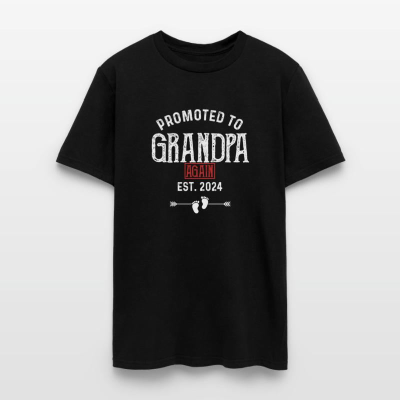 Promoted To Grandpa Again 2024 shirt