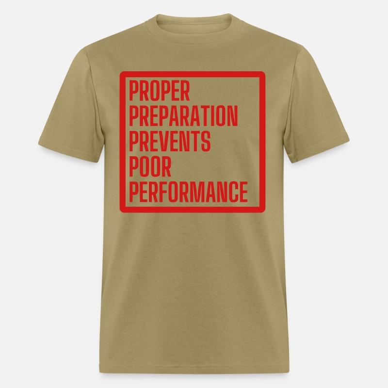PROPER PREPARATION PREVENTS POOR PERFORMANCE