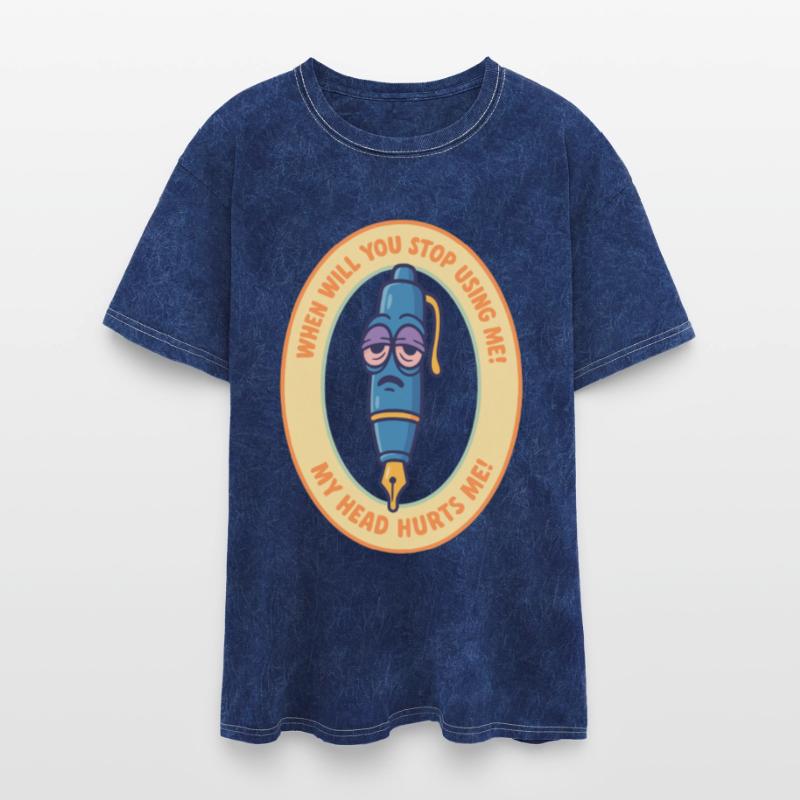 Quirky Ink Tees Funny Pen T Shirt
