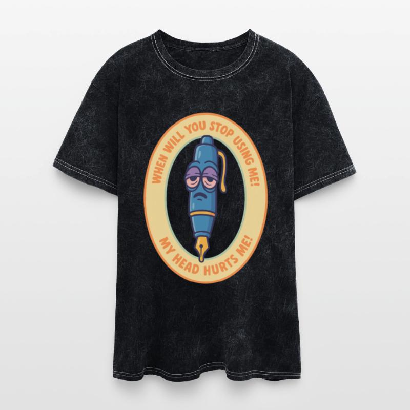 Quirky Ink Tees Funny Pen T Shirt