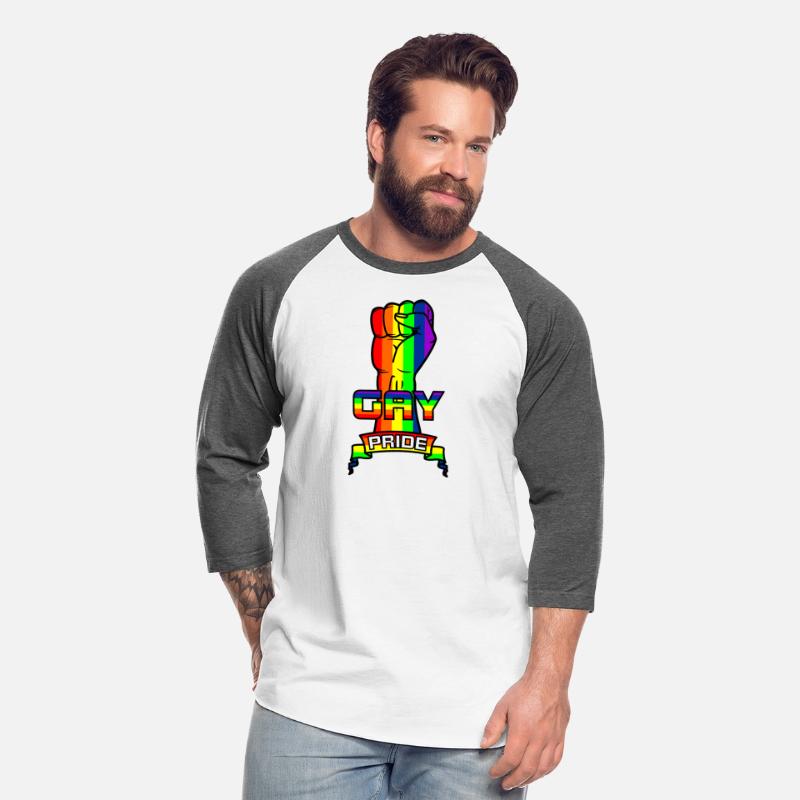 Rainbow gay pride logo with text 'GAY PRIDE'