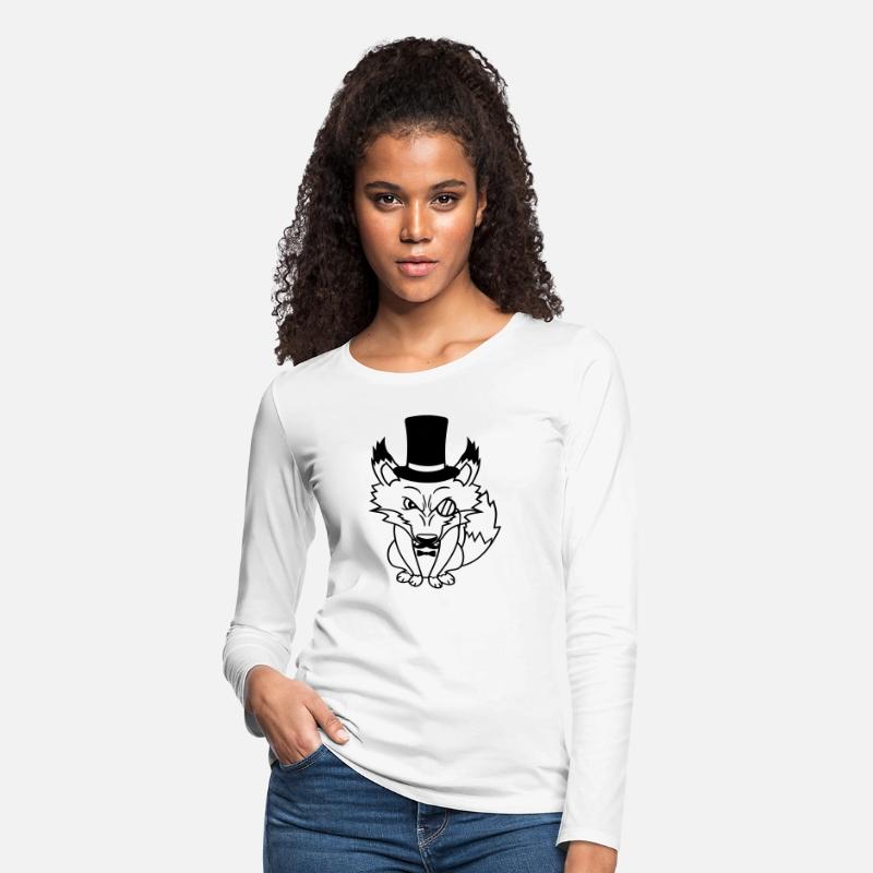 Red Fox Sir Mr. Top Hat Monocle Glasses Rich Man