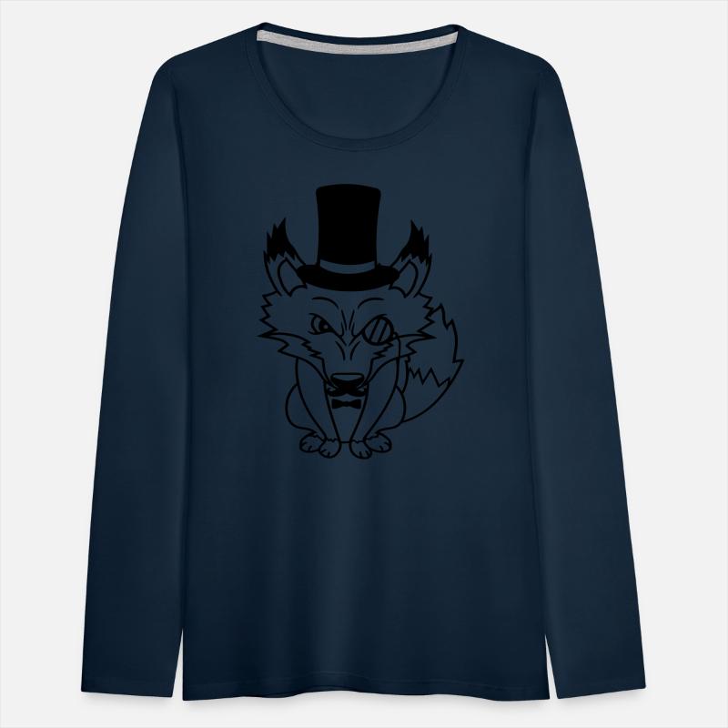 Red Fox Sir Mr. Top Hat Monocle Glasses Rich Man