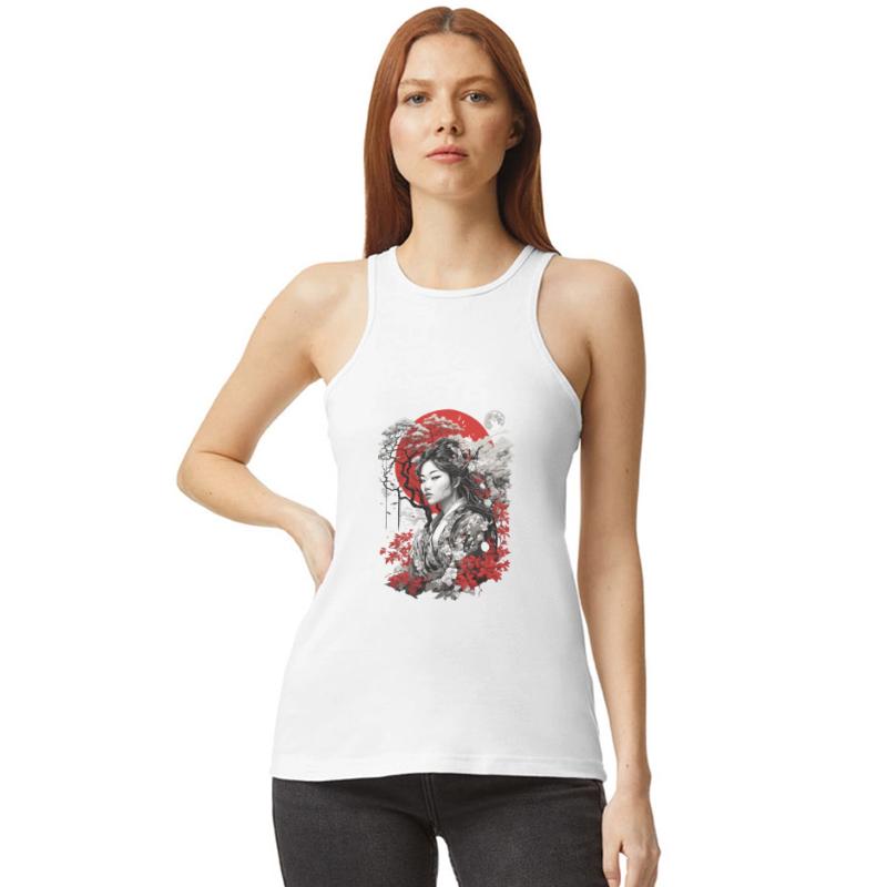 Red White Black Asian Design