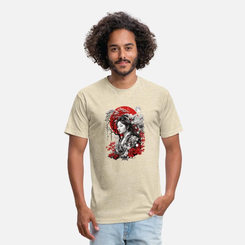 Red White Black Asian Design