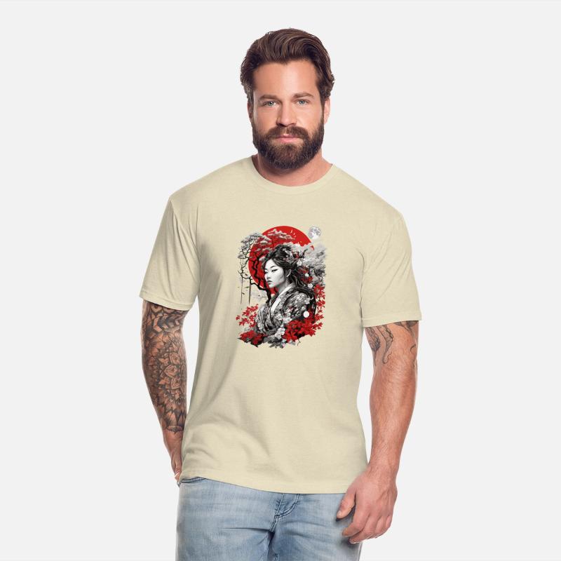 Red White Black Asian Design