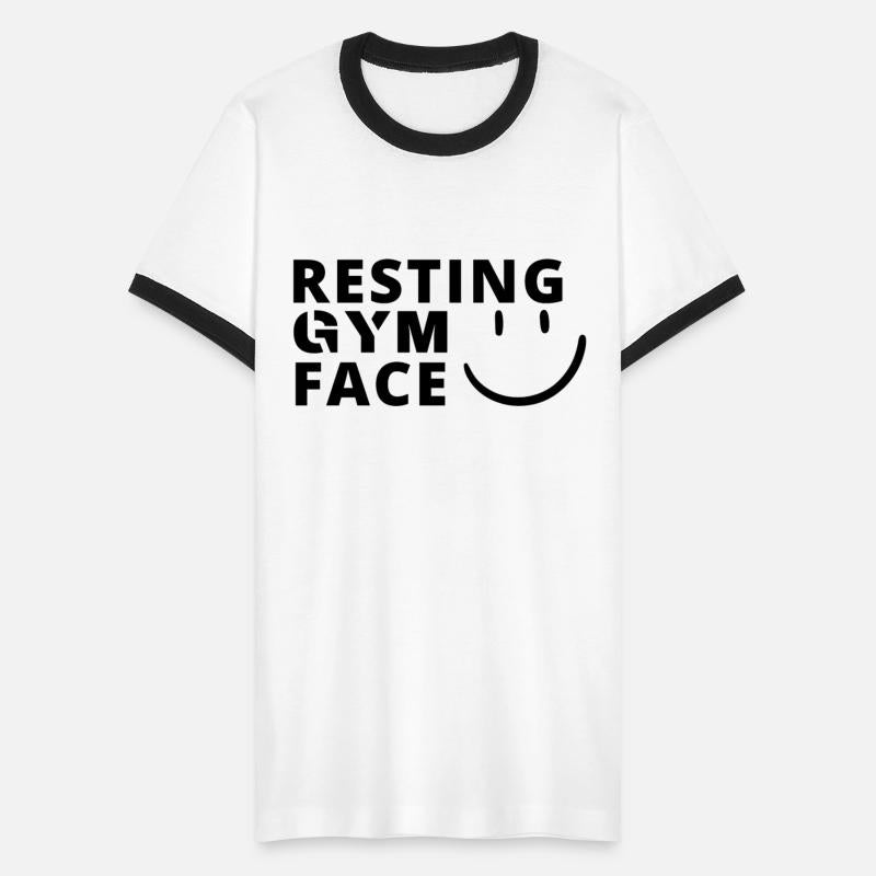 Resting gym face, gift for bodybuilders, funny gym