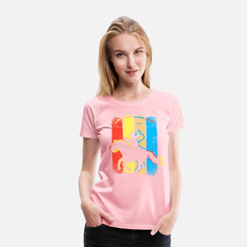 Retro Cowboy Horseman - Horseriding Western Rider