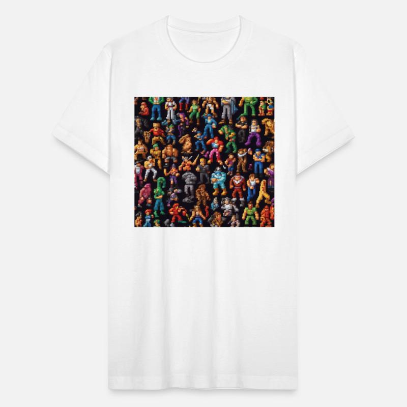 Retro Gaming Cascade: Pixel Art Nostalgia