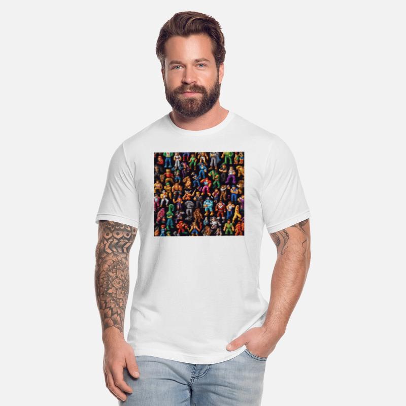 Retro Gaming Cascade: Pixel Art Nostalgia