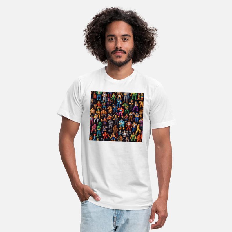 Retro Gaming Cascade: Pixel Art Nostalgia