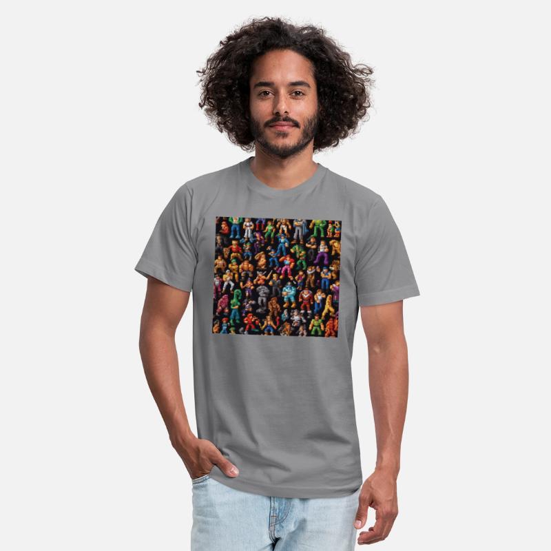 Retro Gaming Cascade: Pixel Art Nostalgia