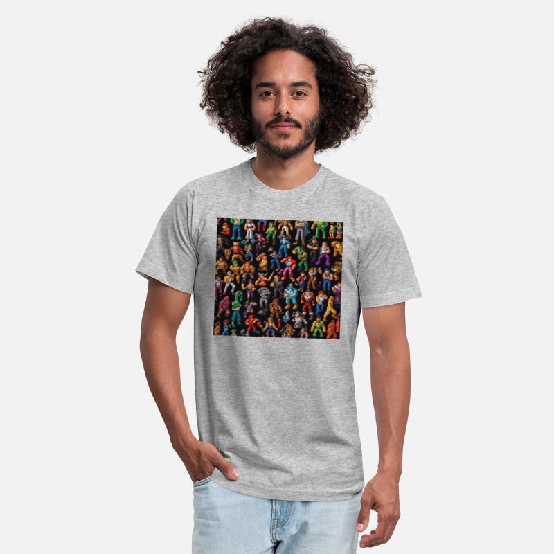 Retro Gaming Cascade: Pixel Art Nostalgia