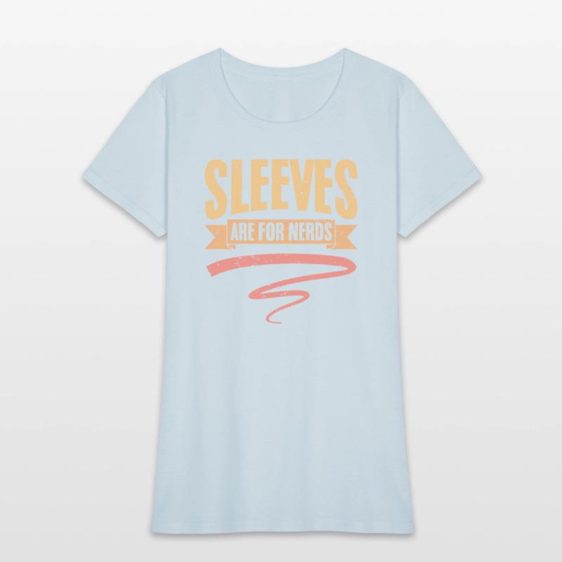 Retro Sleeves Are For Nerds Weightlifting Humor