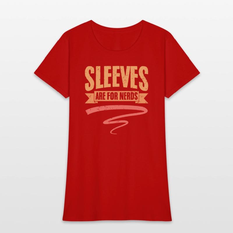 Retro Sleeves Are For Nerds Weightlifting Humor