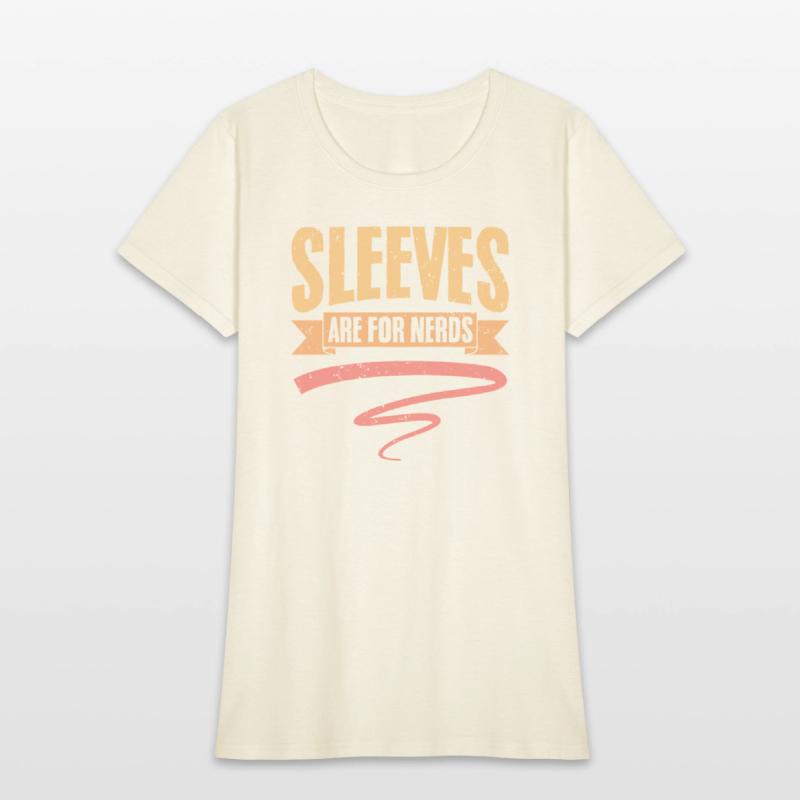 Retro Sleeves Are For Nerds Weightlifting Humor