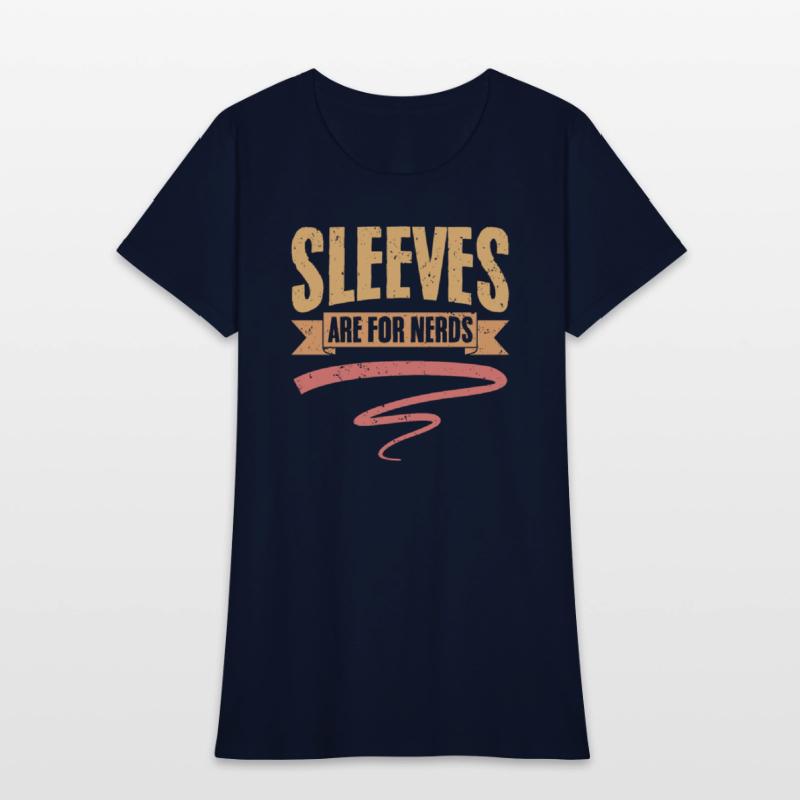 Retro Sleeves Are For Nerds Weightlifting Humor