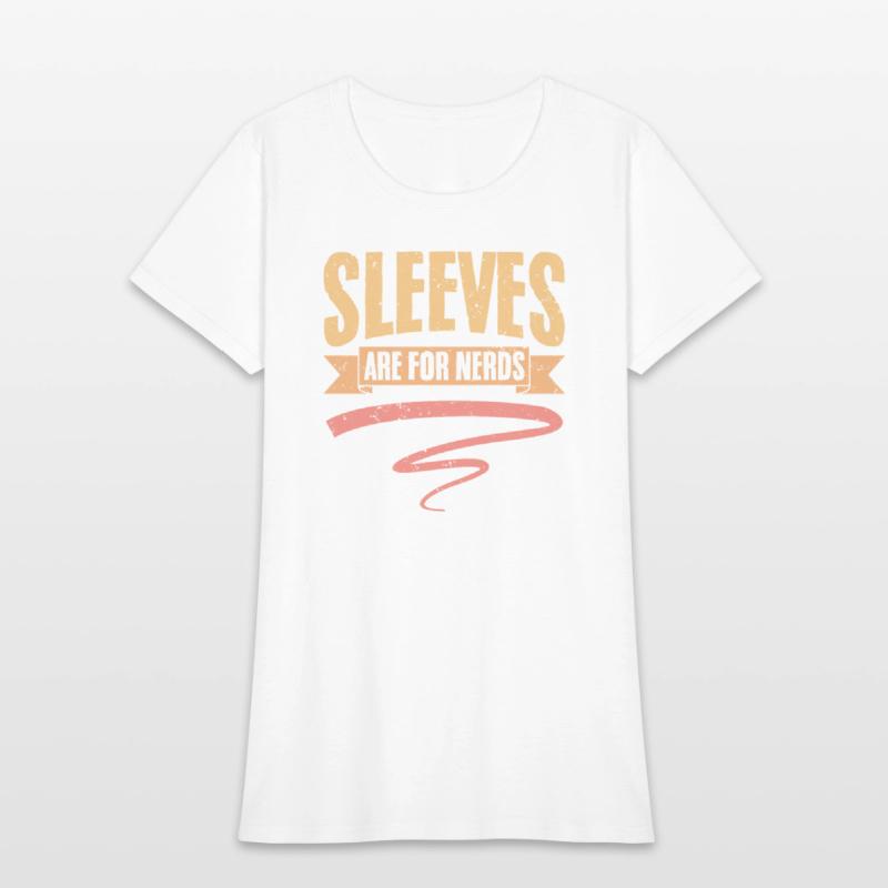 Retro Sleeves Are For Nerds Weightlifting Humor