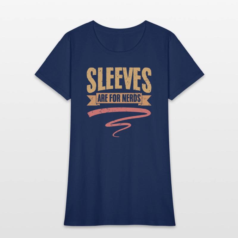 Retro Sleeves Are For Nerds Weightlifting Humor