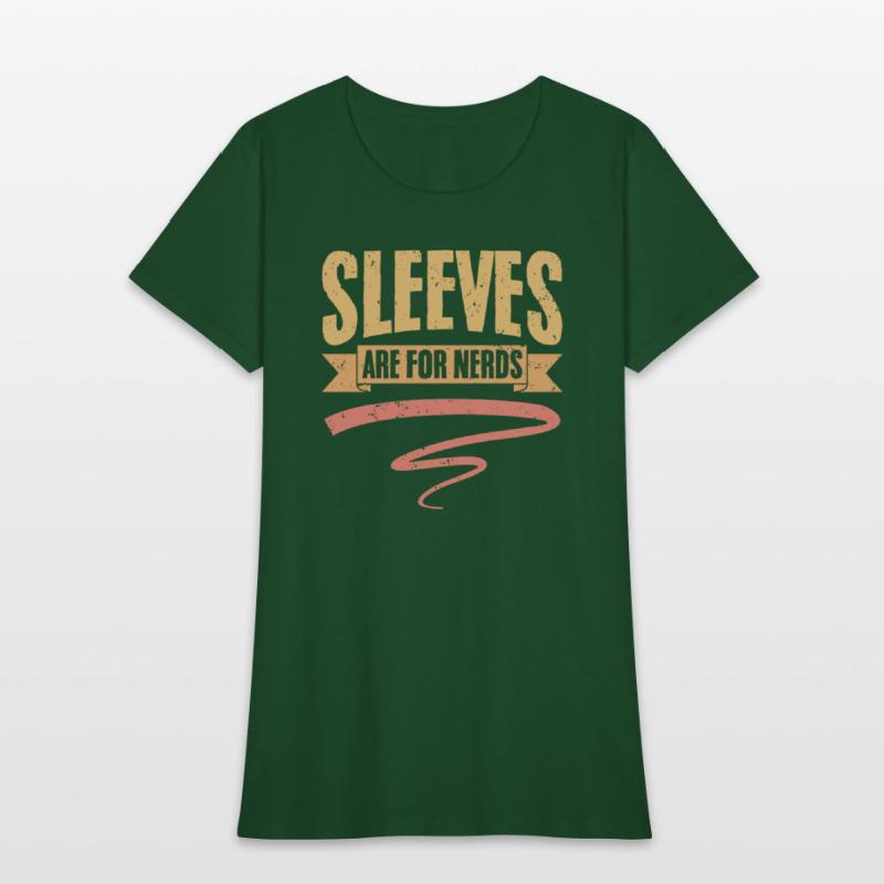 Retro Sleeves Are For Nerds Weightlifting Humor