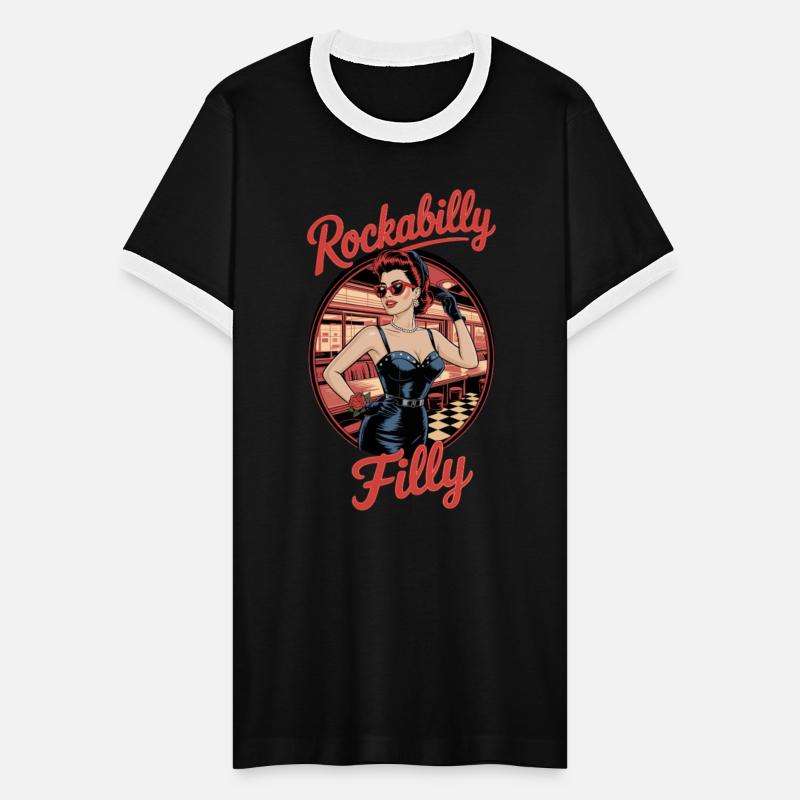 Rockabilly Filly Vintage Retro Style Pin-Up Art