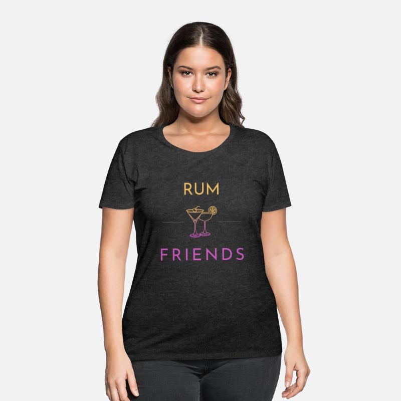 Rum and Friends with two cocktail glasses