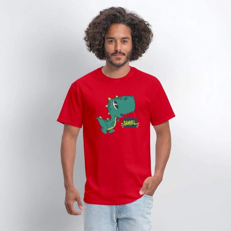 SAMUEL - Beautiful boys name with cute dino