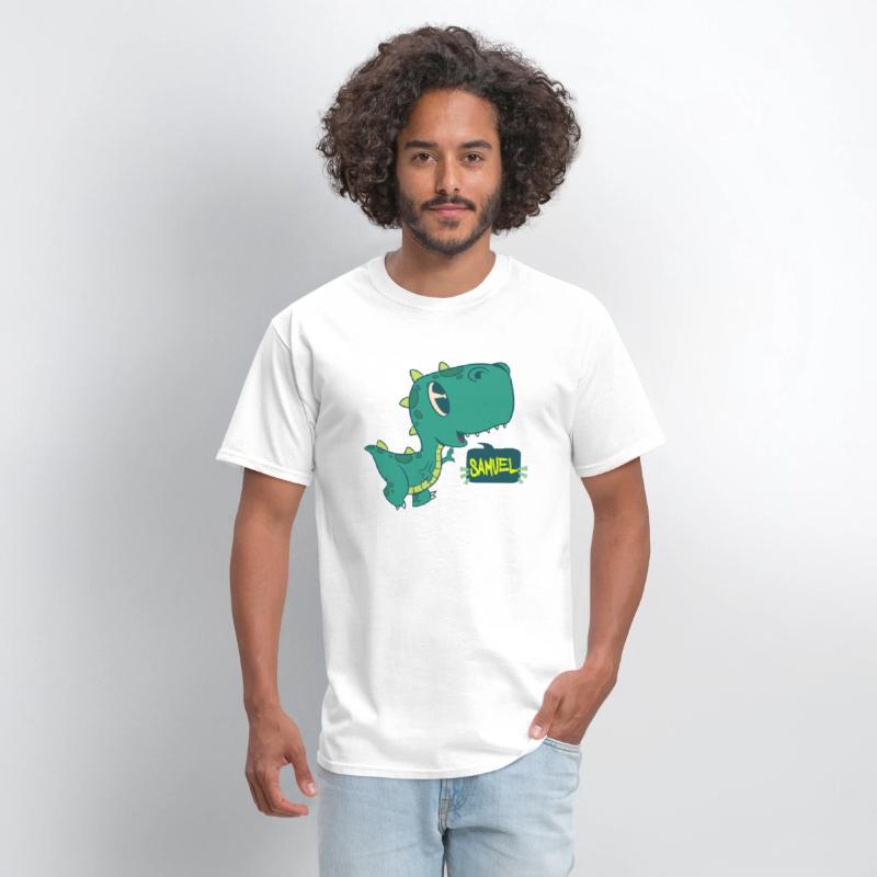 SAMUEL - Beautiful boys name with cute dino