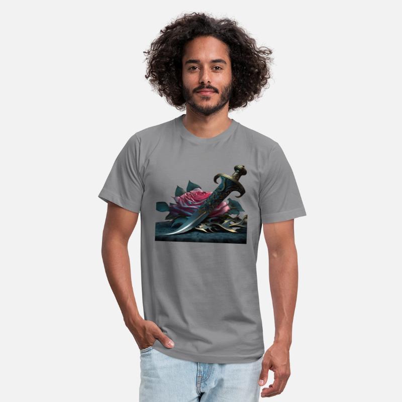 Samurai sword pink rose