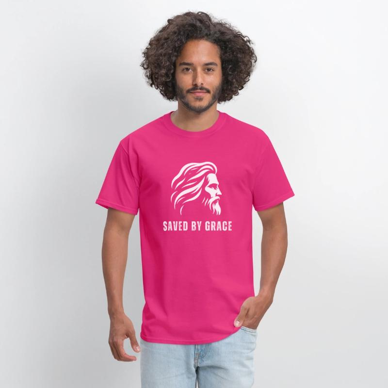 Saved By Grace Inspirational T-Shirt