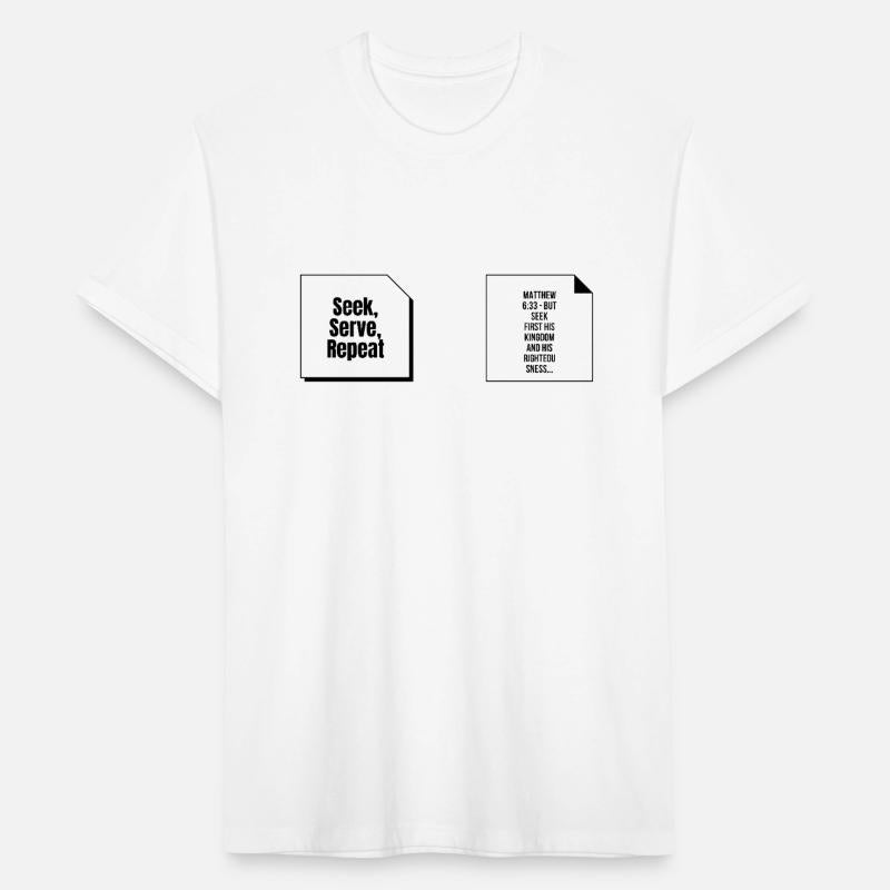 "Seek, Serve, Repeat" T-shirt