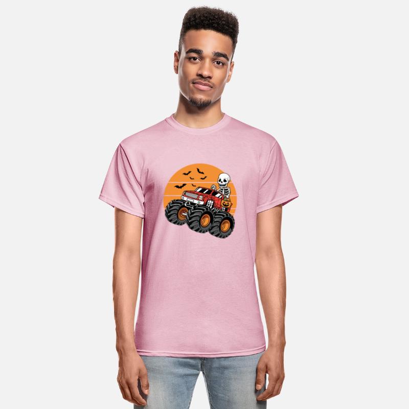 Skeleton Riding Monster Truck Halloween Costume