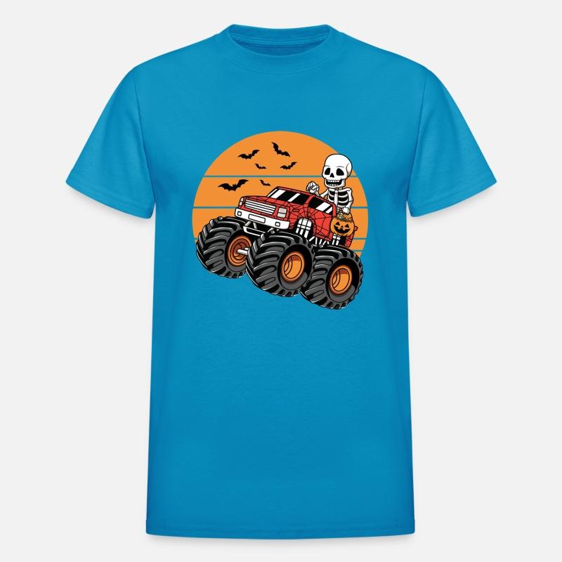 Skeleton Riding Monster Truck Halloween Costume