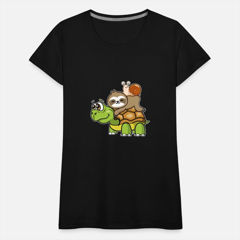 Sloth Turtle Snail Piggyback Riding Team