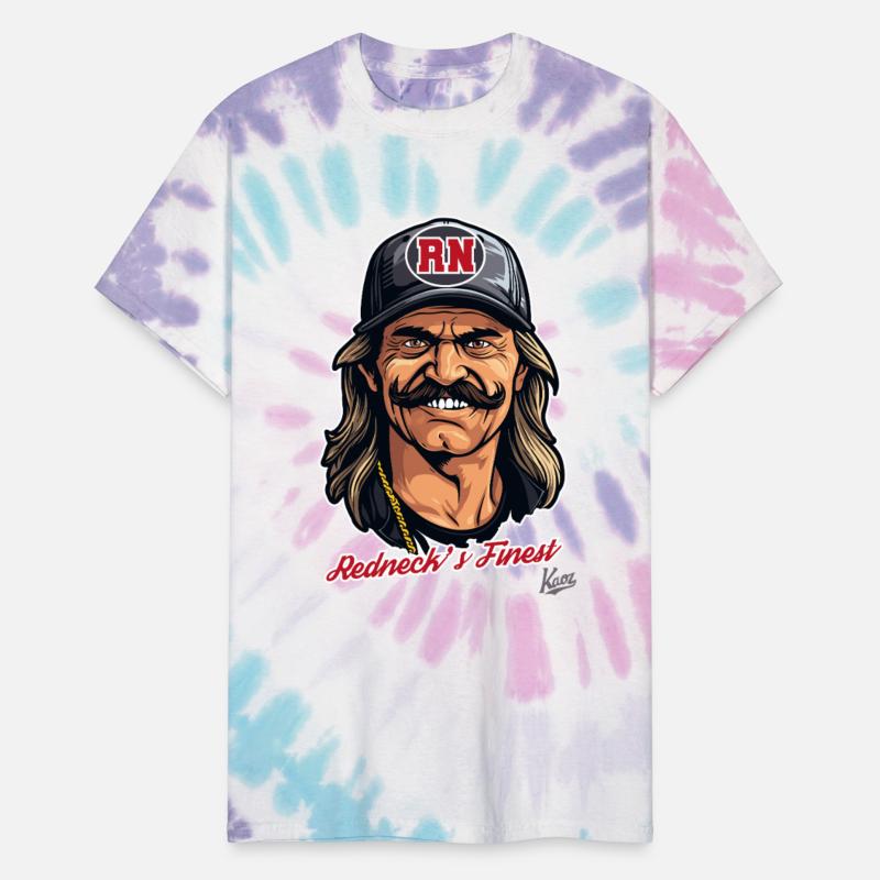 Smiling man with mustache and RN cap