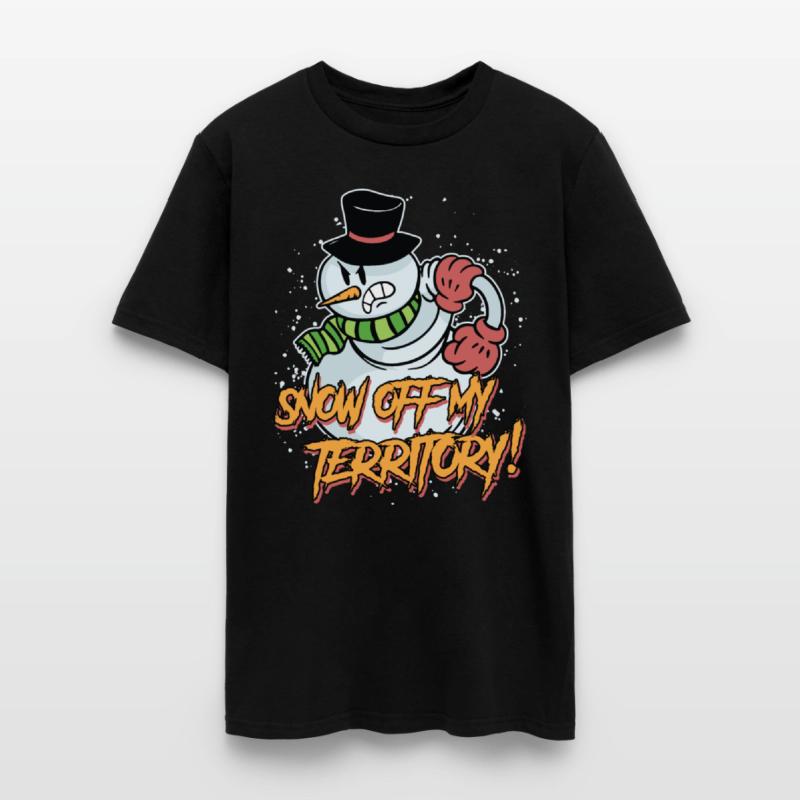 Snow Off my Territory! Snowman Angry Snow