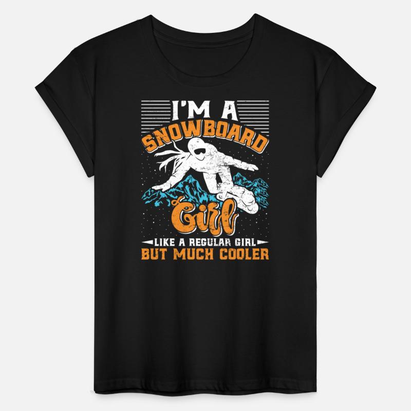 Snowboard Women I'm a Snowboard Girl Cooler