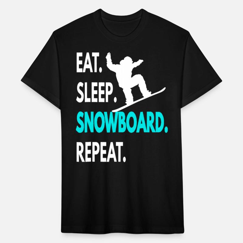 Snowboarding Eat Sleep Snowboard Repeat