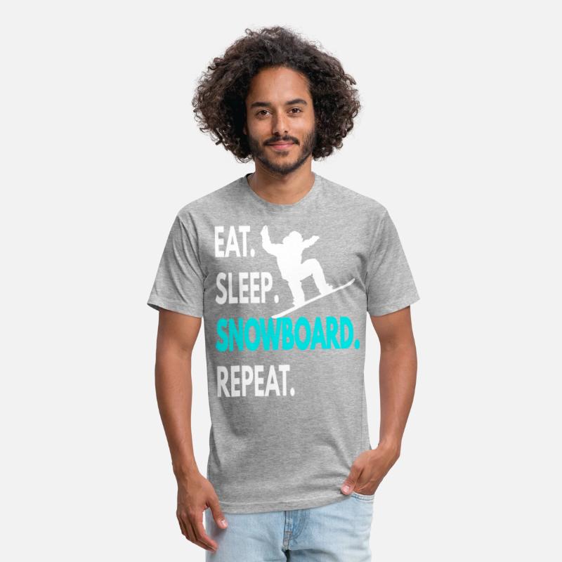 Snowboarding Eat Sleep Snowboard Repeat